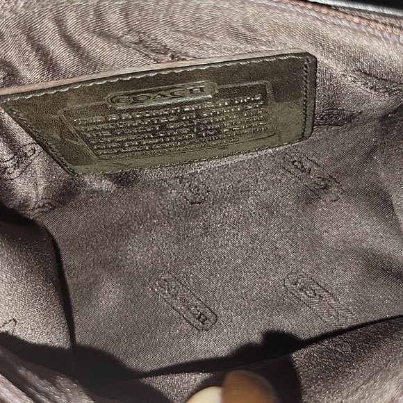 Vintage Coach Mahogany cosmetic case BNWT - Picture 10 of 11